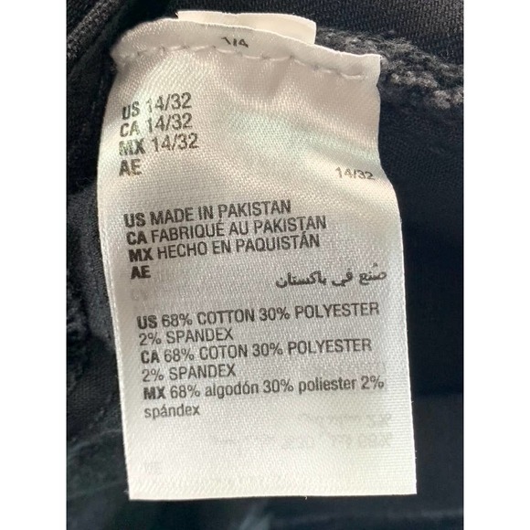 INC International Concepts Women's Washed Black Mid-Rise Boyfriend Jeans SZ14/32 - Picture 9 of 11